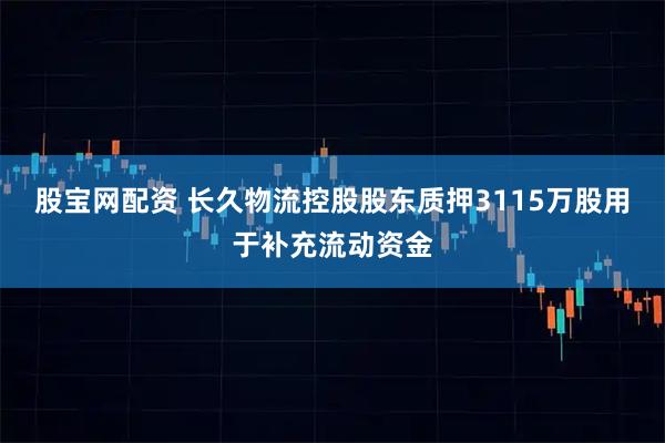 股宝网配资 长久物流控股股东质押3115万股用于补充流动资金