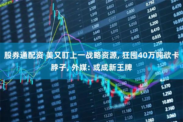 股券通配资 美又盯上一战略资源, 狂囤40万吨欲卡脖子, 外媒: 或成新王牌